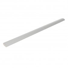 Definitions Light Grey Matt 1.5cm x 29.8cm Bullnose Border Tile