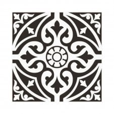 Devonstone Black Porcelain Feature 33cm x 33cm Wall & Floor Tile