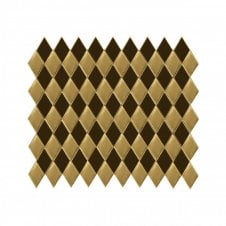 Gravity Aluminium Arrow Gold 28.1cm x 28.5cm Mosaic Tile