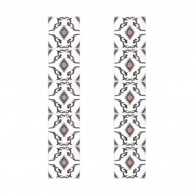 Dragonera Charcoal Fireplace 14.7cm x 14.7cm Tile Set