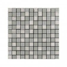 Elegance Grey 30cm x 30cm Peel & Stick Mosaic Tile