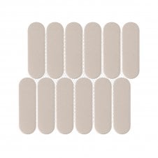 Elongate Cream Matt 29cm x 27.6cm (4.3cm x14.8cm) Mosaic Tile