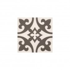 Vintage Firenze Light Grey 20cm x 20cm Wall & Floor Tile