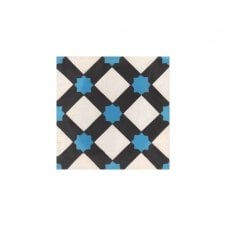 Vintage FL043A Blue 20cm x 20cm Wall & Floor Tile