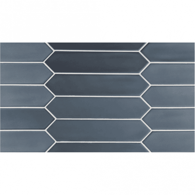 Equipe Arrow Lanse Navy 5cm x 25cm Wall Tile