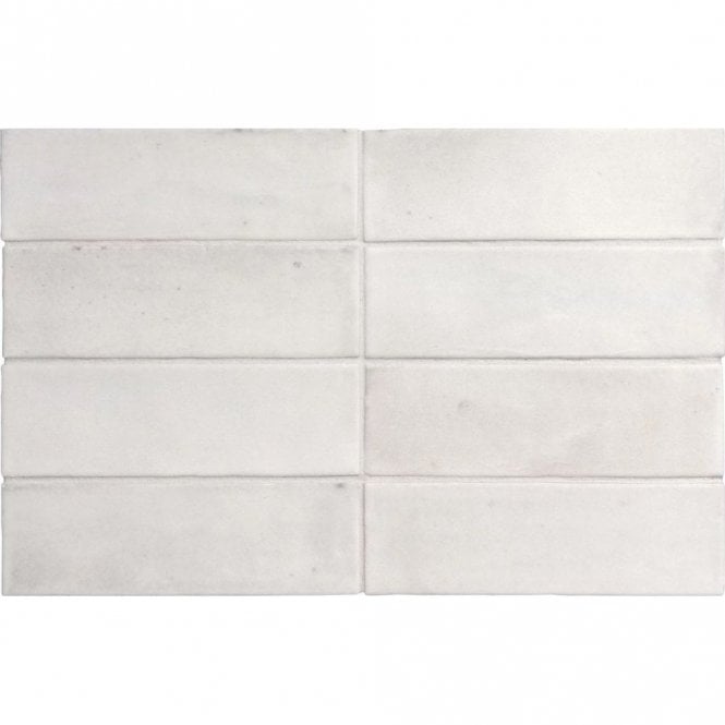 Equipe Coco White Matt 5cm x 15cm Wall & Floor Tile