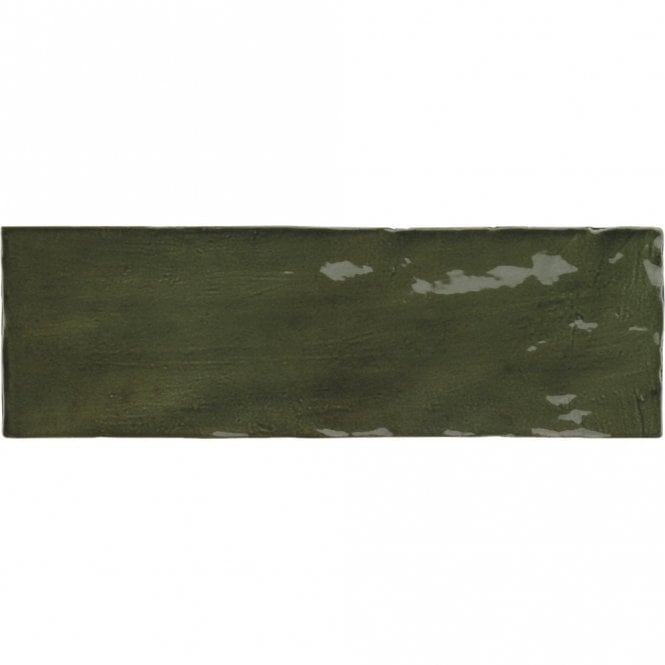 Equipe La Riviera Botanical Green 6.5cm x 20cm Wall Tile