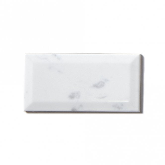 Equipe Metro Carrara Gloss 7.5cm x 15cm Wall Tile