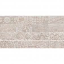 Quarcity Cream Decor 7.5cm x 30cm Wall Tile