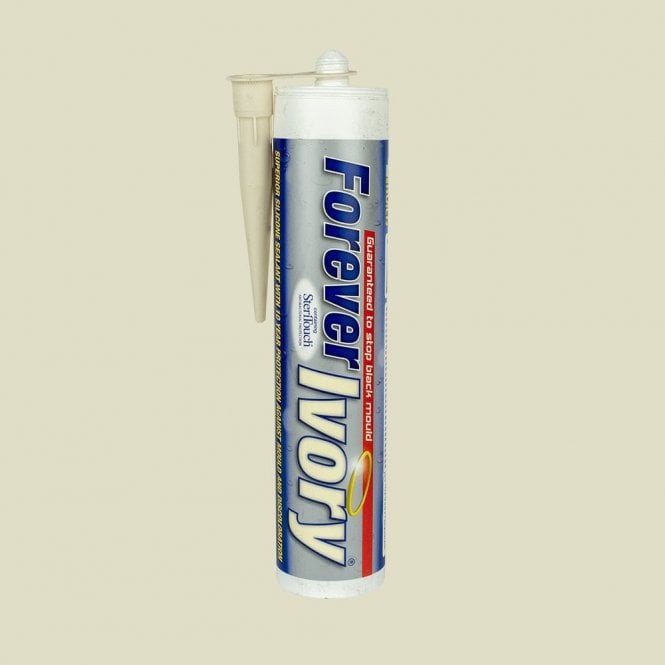 Everbuild Forever Ivory Anti Mould Silicone Sealant 295ml