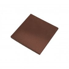 Flame Dark Red Quarry Bullnose 15cm x 15cm 12mm Floor Tile