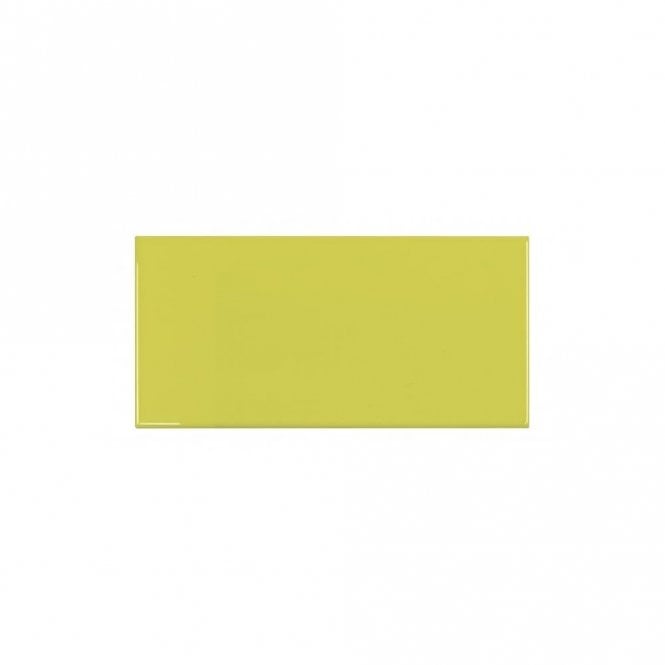 Flat Gloss Yellow 10cm x 20cm Wall Tile
