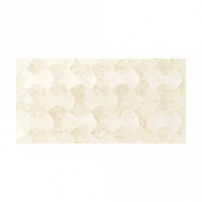 Framenta Cream Decor 30cm x 60cm Wall Tile