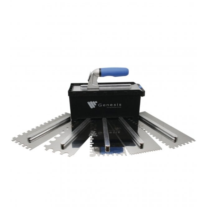 Genesis Stainless Steel 6-Blade Trowel Box Set 965SET