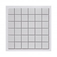 Gloss White Square Large 30cm x 30cm (4.8cm x 4.8cm) Wall & Floor Tiles
