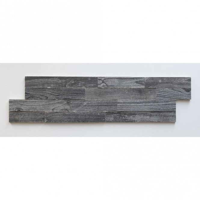 Grey Brown Wood 15cm x 60cm Peel & Stick Panel Tile