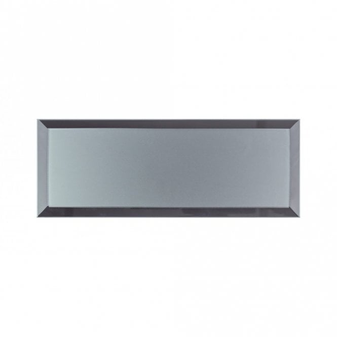 Grey Frosted Mirror 7.5cm x 20cm Wall Tile