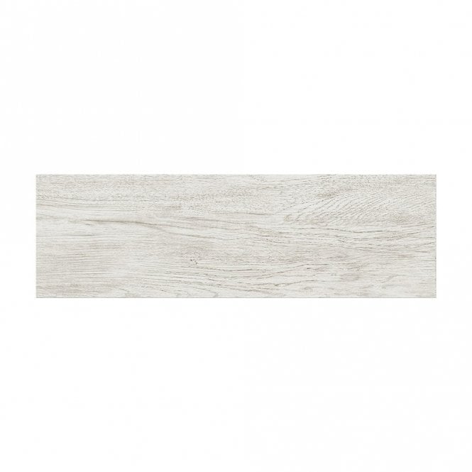 Gryffin White 18.5cm x 59.8cm Floor Tile
