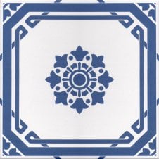 Hampshire Soldier Blue 22.5cm x 22.5cm Wall & Floor Tile