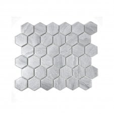 Hexagon Matt Cement (5.1 cm x 5.9cm) 30cm x 28cm Mosaic Tile