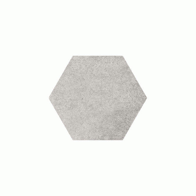 Hexatile Cement Grey 17.5cm x 20cm Wall & Floor Tile