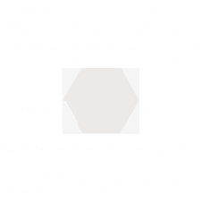 Hive Hexagon White 12.4cm x 10.7cm Wall Tile PER BOX