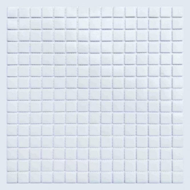 Hot Melt White Mosaic 32.7cm x 32.7cm Mosaic Tile