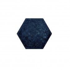 Esamarine Blue 16.2cm x 18.5cm Hexagon Wall Tile