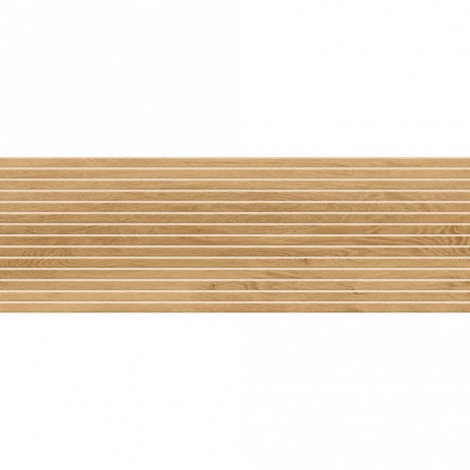 Japandi Beige White Matt 39.8cm x 119.8cm Wall Tile