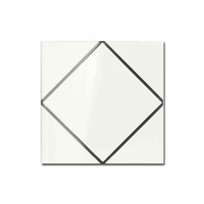 Kenzo Decor Diamond Black 15cm x 15cm Wall Tile