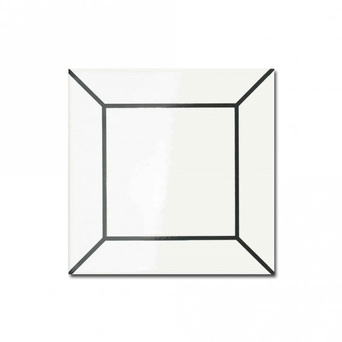 Kenzo Decor Frame Black 15cm x 15cm Wall Tile