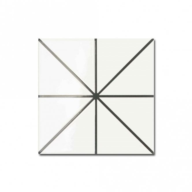 Kenzo Decor Star Black 15cm x 15cm Wall Tile