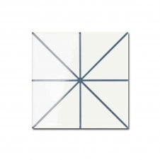 Kenzo Decor Star Blue 15cm x 15cm Wall Tile