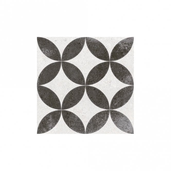 Kerala Black 20cm x 20cm Wall & Floor Tile
