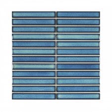 Kit Kat Cyan Blue 30cm x 29.6cm Mosaic Tile