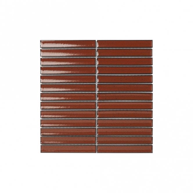 Kit Kat Fairytale Barn Red 29.9cm x 29.6cm Mosaic Tile