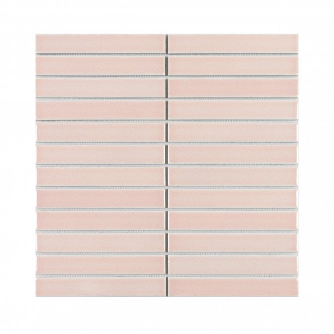Kit Kat Pink 30cm x 29.6cm Mosaic Tile