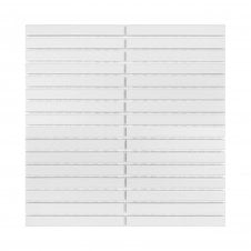 Kit Kat Rice White Matt 29.7cm x 29.7cm Mosaic Tile