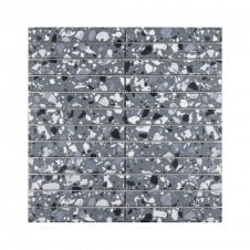 Kit Kat Terrazzo Smoke 30cm x 29.6cm Mosaic Tile