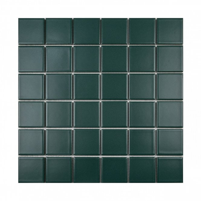 La Maison Buckingham Green 30.6cm x 30.6cm (4.8cm x 4.8cm) Square Mosaic Tile