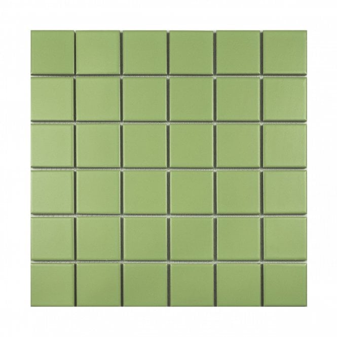 La Maison Lime 30.6cm x 30.6cm (4.8cm x 4.8cm) Square Mosaic Tile