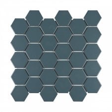 La Maison Peacock 27.2cm x 28.2cm (5.1cm x 5.9cm) Hexagon Mosaic Tile