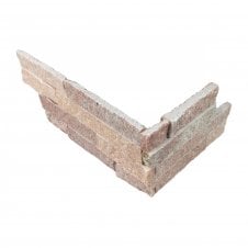 Ledgestone Corner Rose 10cm x 36cm Wall Tile