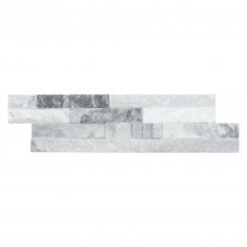 Ledgestone White Grey 10cm x 36cm Split face Tile