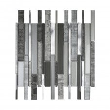 Linear Grey 30cm x 30cm Mosaic Tile