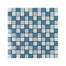 Malla Blue 30cm x 30cm Peel & Stick Mosaic Tile