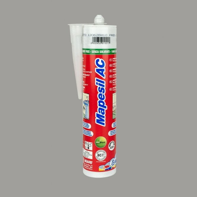 Mapei AC Mapesil Silicone Sealant Medium Grey 310ml