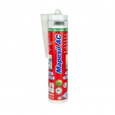 Mapei AC Mapesil Silicone Sealant White 310ml BOX