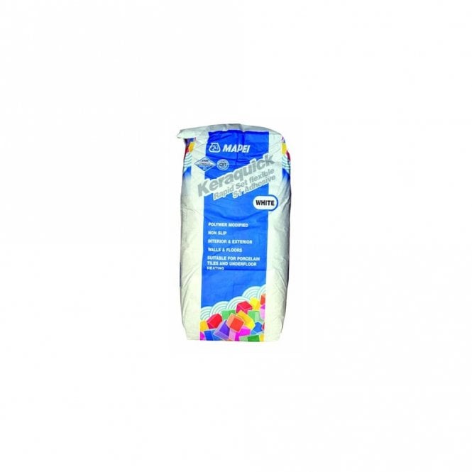 Mapei Keraquick Rapid Set Flexible Adhesive White 20kg
