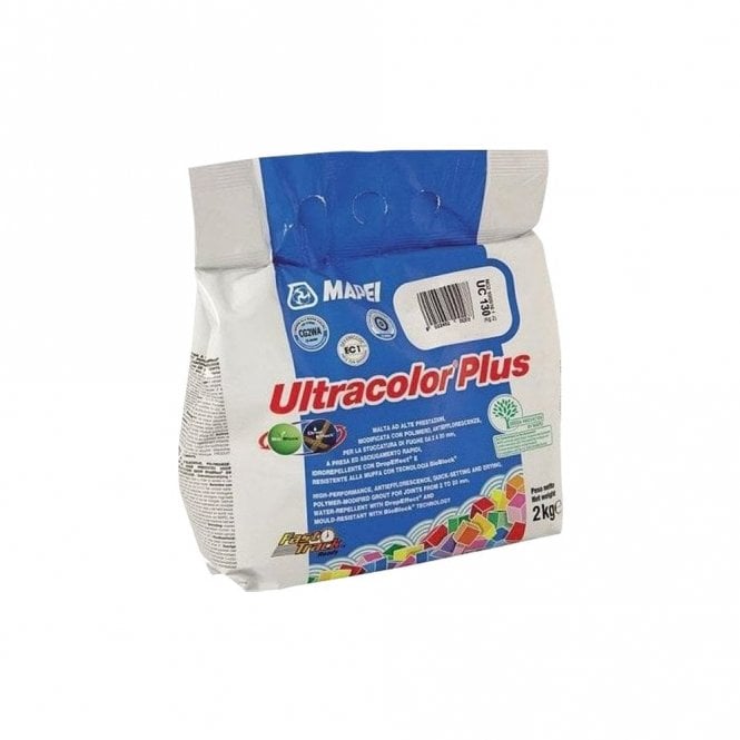 Mapei Ultracolor Plus White Grout 2kg